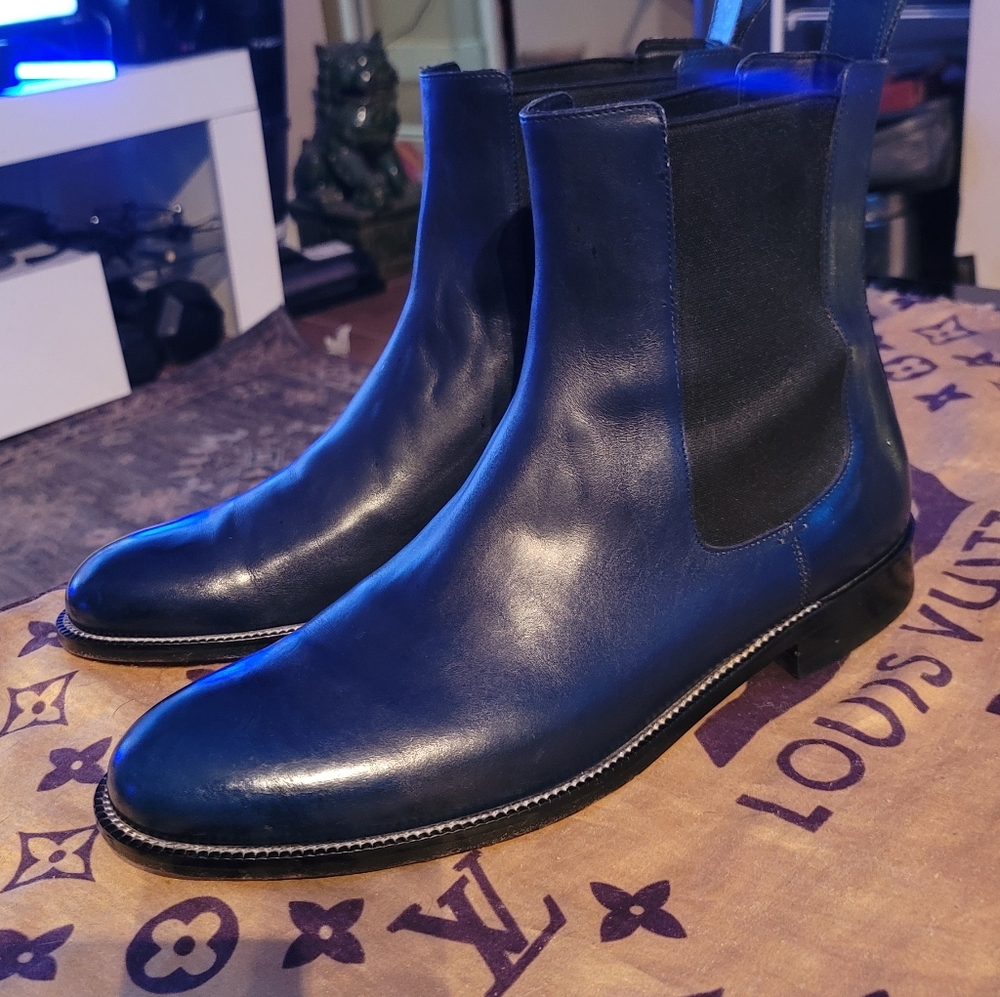 Gucci Leather Chelsea Boots